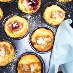 rabarber muffins amandel crumble made by ellen