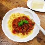 pasta met snelle homemade bolognese saus made by ellen