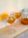 Cocktail met rum, sinaasappel & gember made by ellen