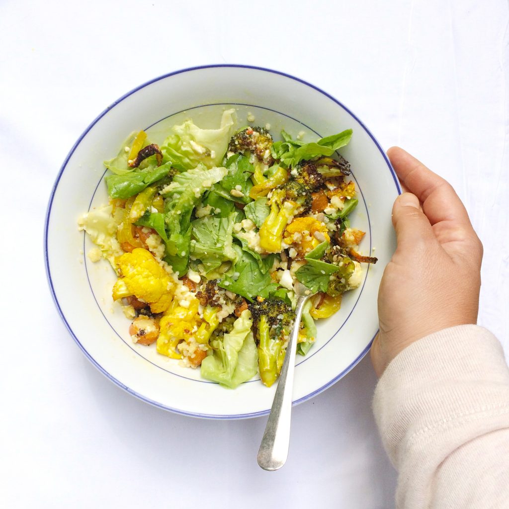 Salade met couscous en gegrilde groenten made by ellen