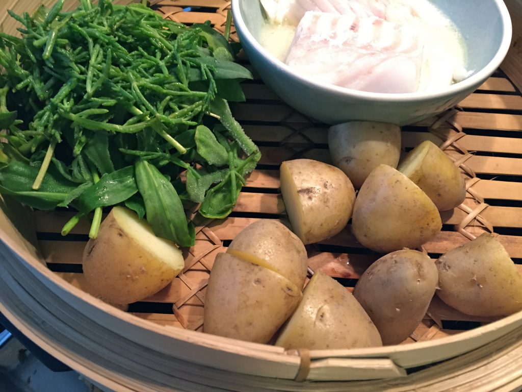 Lamsoor & zeekraal recept met vis made by ellen