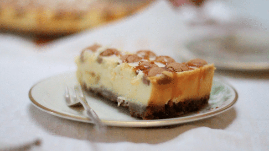Speculaas cheesecake VIDEO: Lekkerste speculaas cheescake met pepernoten made by ellen