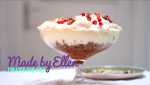 Trifle met custard & vruchten - eenvoudig recept made by ellen