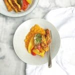 Couscous met gegrilde kip, groenten & citroen made by ellen