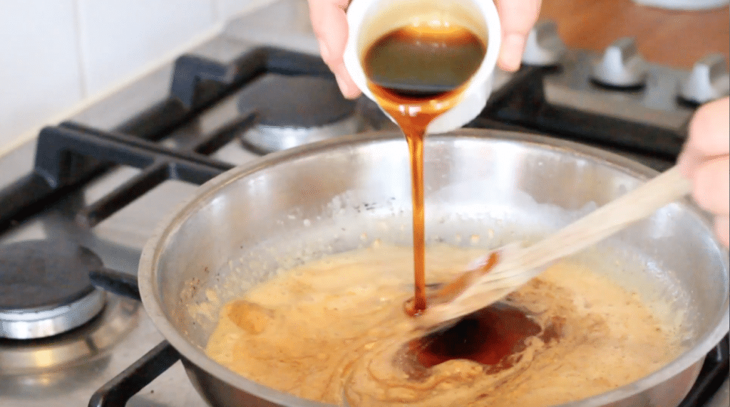 ganache maken maple syrup pindakaas made by ellen