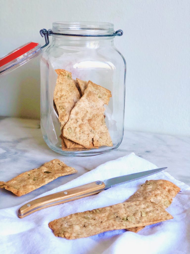 Recept crackers met kruiden en zaden