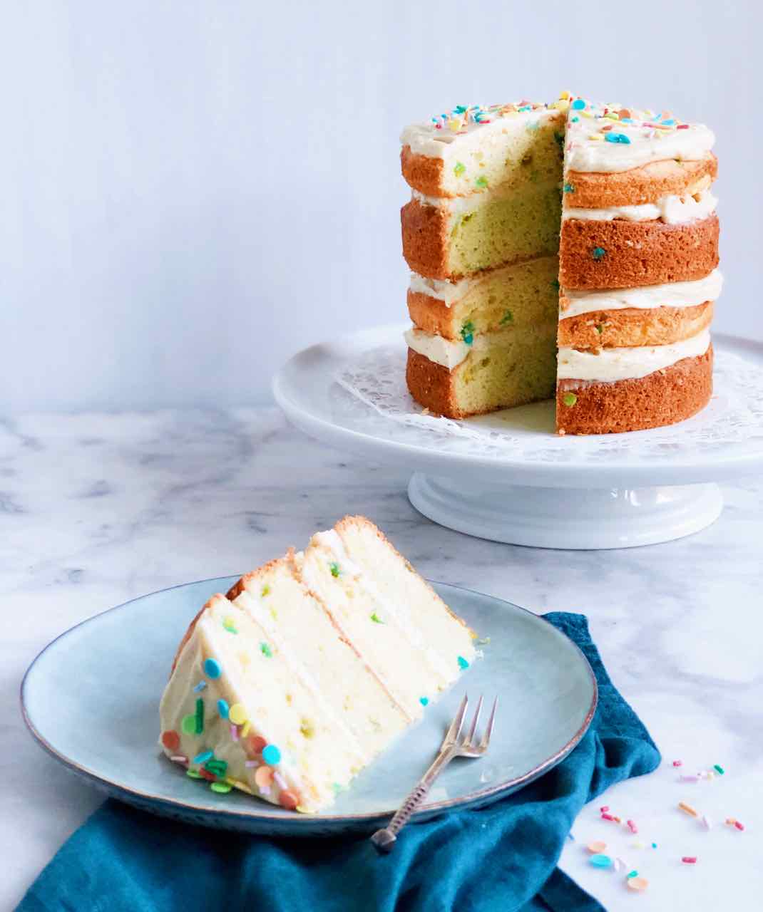 Fondsen Hechting Eigendom Funfetti cake recept - Made by Ellen