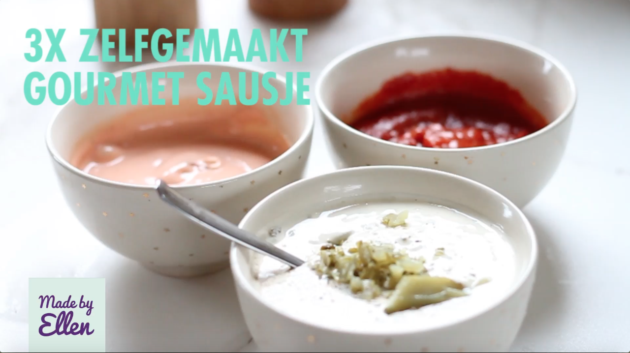 Druipend Ja dienen Gourmet saus: de lekkerste sausjes maak je zelf! - Made by Ellen